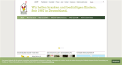 Desktop Screenshot of mcdonalds-kinderhilfe.org